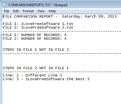 File Compare Utility missing method