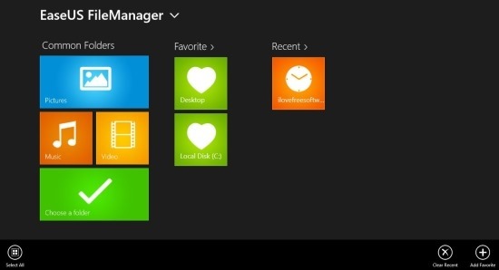 Free File Manager For Windows 8 EaseUS FileManager