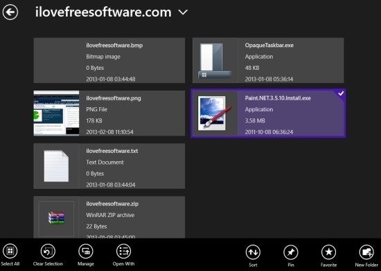 Free File Manager For Windows 8