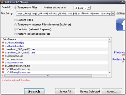 HLP Free PC Cleaner 01