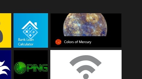 Live tile of space photos windows 8