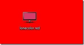Lonecolor red
