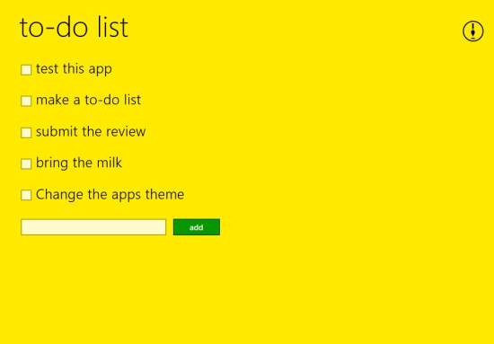 Minimalistic To Do List Manager For Windows 8