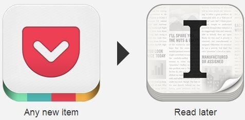 New items Pocket are automatically added to Instapaper
