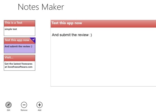 Notes Maker   Notes app for Windows 8