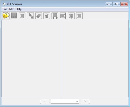 PDF Scissors default window