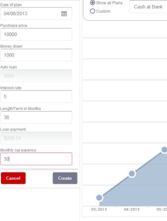 PlanWise plan creator