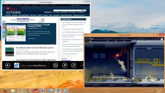 Run Windows 8 Metro Apps On The Desktop