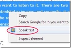 Select and Speak 02 text to speech
