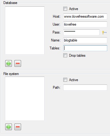 Webup setting up database