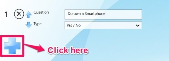 add questions in poll windows 8