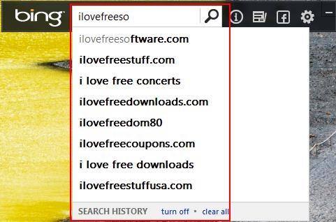 bing desktop suggestions