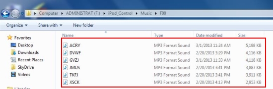 copy ipod songs to pc songs