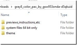 gray theme for windows 8 theme files
