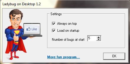 insects on desktop settings