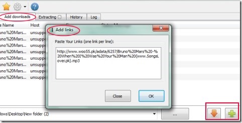 ochDownloader 02 manage download