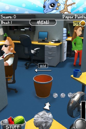 paper toss cubicle