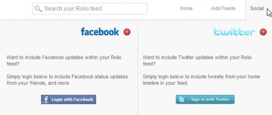 rolio fb plus twitter