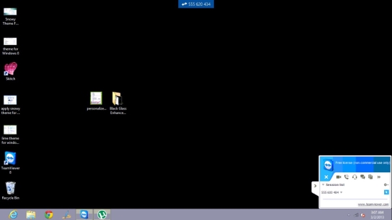 teamviewer windows 8 conncted