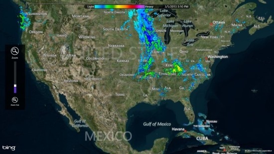 weather radar app for Windows 8