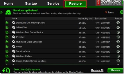 Anvi StartupBooster 03 Windows startup manager