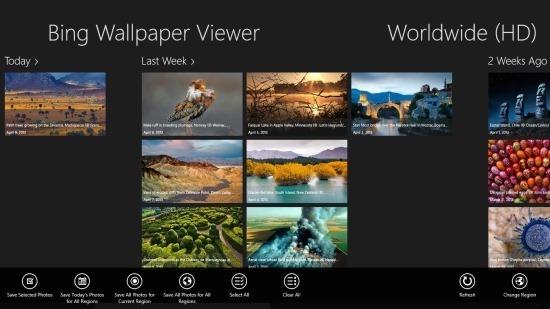 Bing Wallpaper Viewer For Windows 8