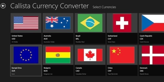 Callista Currency Converter For Windows 8