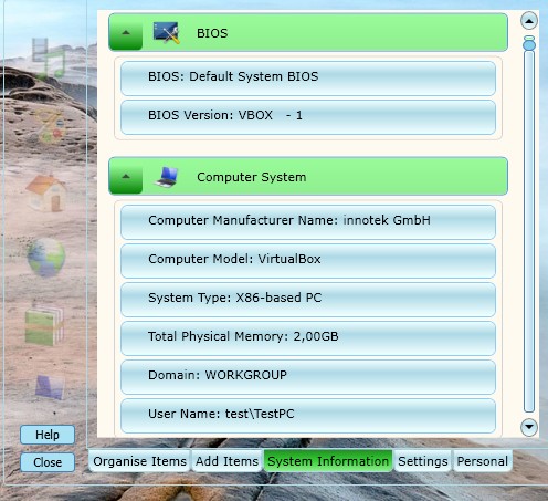 Concord system information