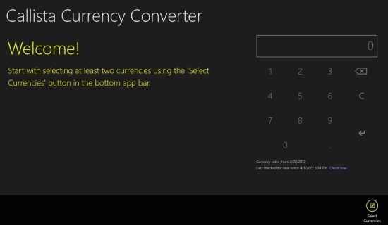 Currency Converter For Windows 8