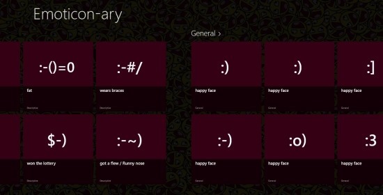 Emoticon App For Windows 8