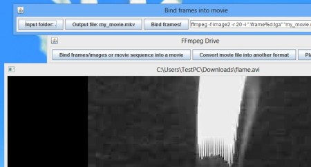 FFMpeg Drive default window