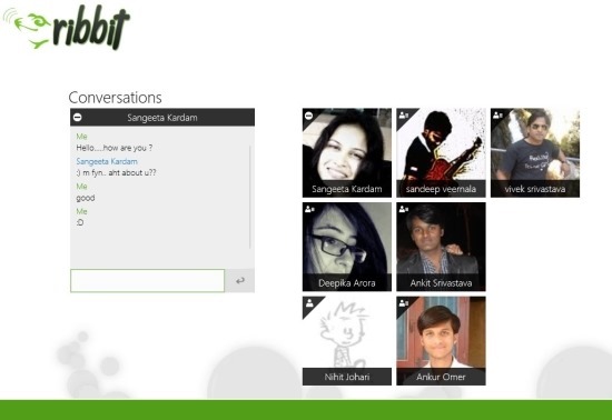 Free Instant Messaging App For Windows 8 Ribbit Chat