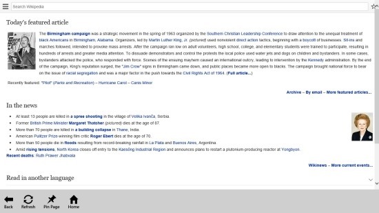 Free Wikipedia App For Windows 8