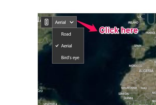 IP Geolocator type of map view