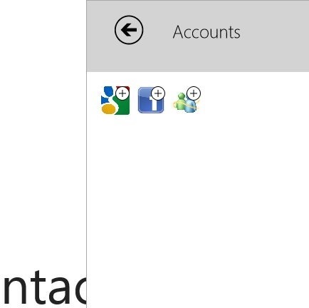 Instant Messaging App For Windows 8 add accounts