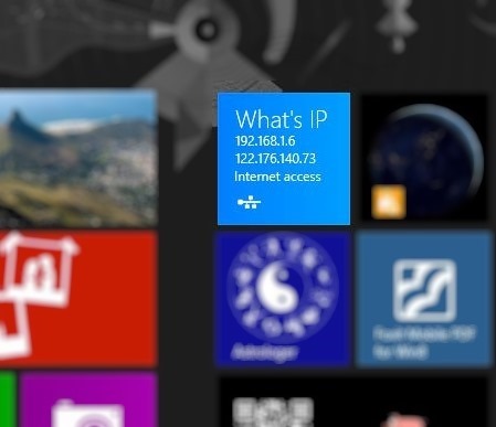 Know Your IP On Windows 8