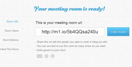 Meeting.io created room