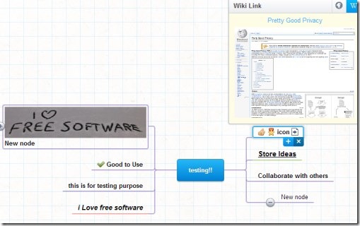 Mind42 online mind mapping 01