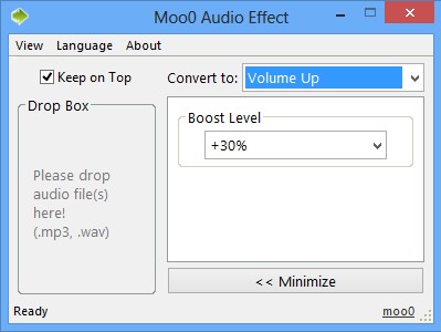 Moo0 Audio effect advanced features