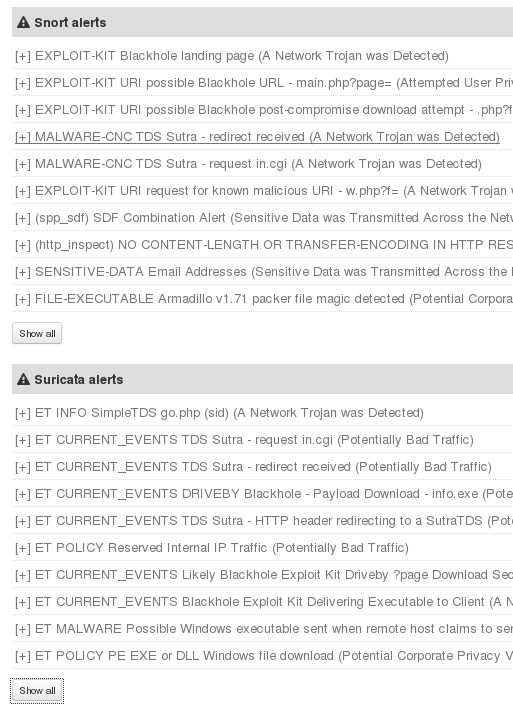 PCAP Analyzer exploits