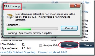 Synei Disk Cleaner 03 remove junk files