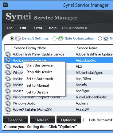 Synei Service Manager manual