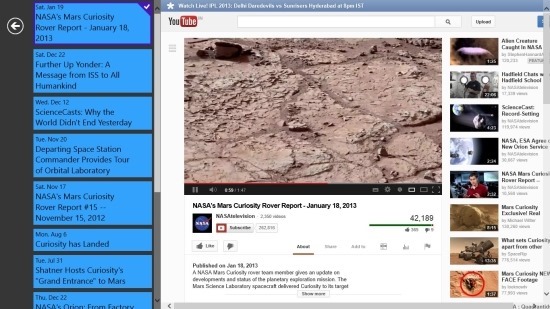 free Space Exploration App For Windows 8