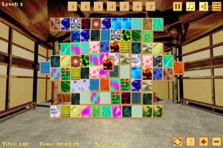 mahajong ace game screen diff