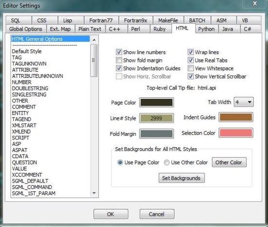 zionedit settings