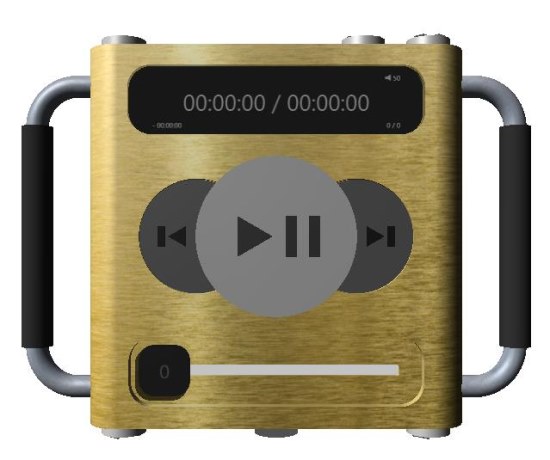 3D Audio Player interface