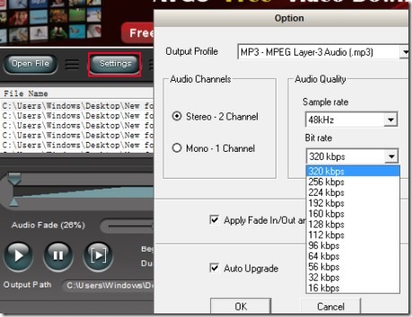 AVGO Free Audio Converter 02 audio video conversion software