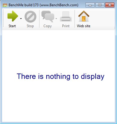 BenchMe default window
