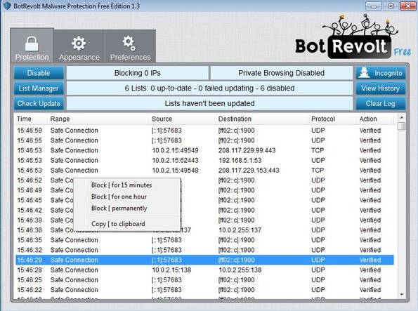 Bot Revolt right click block