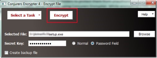 Conjurers Encryption 01 encrypt, decrypt files